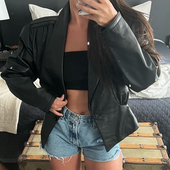 Vintage Real Leather Jacket - Picture 10 of 11